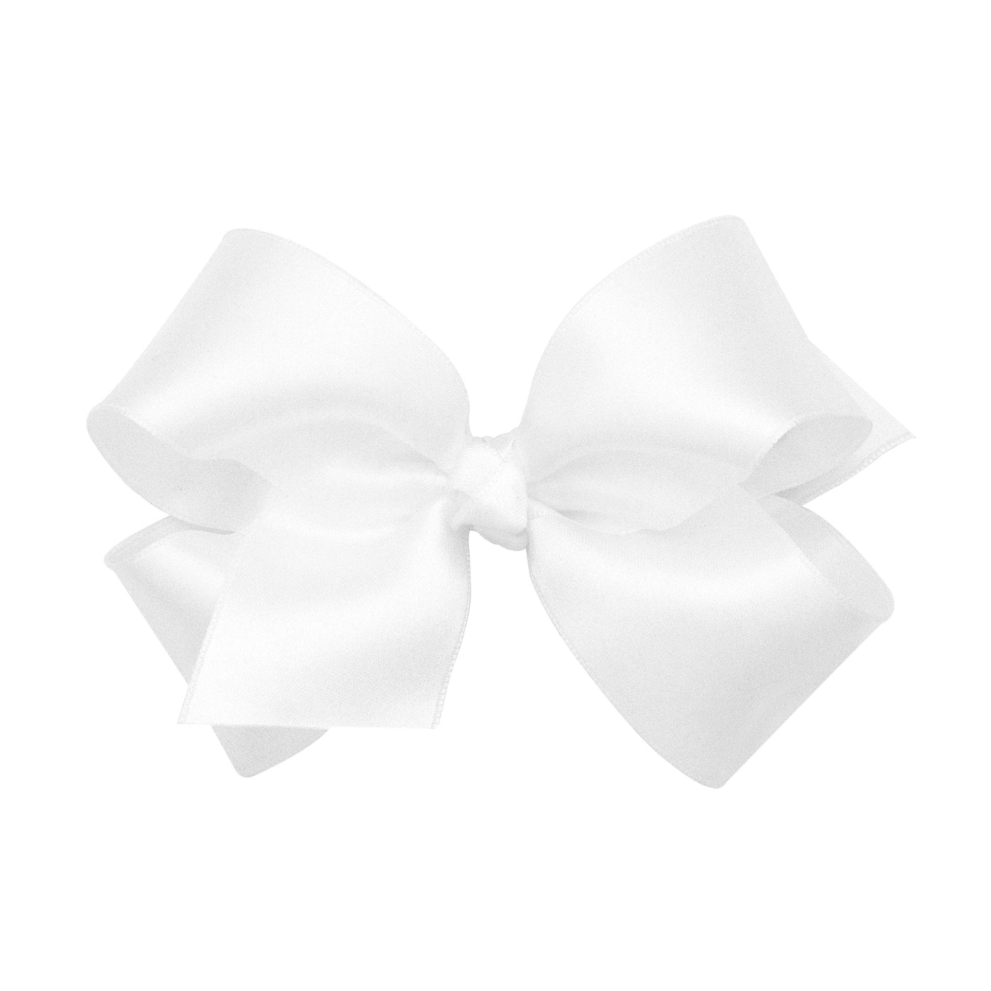 Medium French Satin Bow with Center Knot
