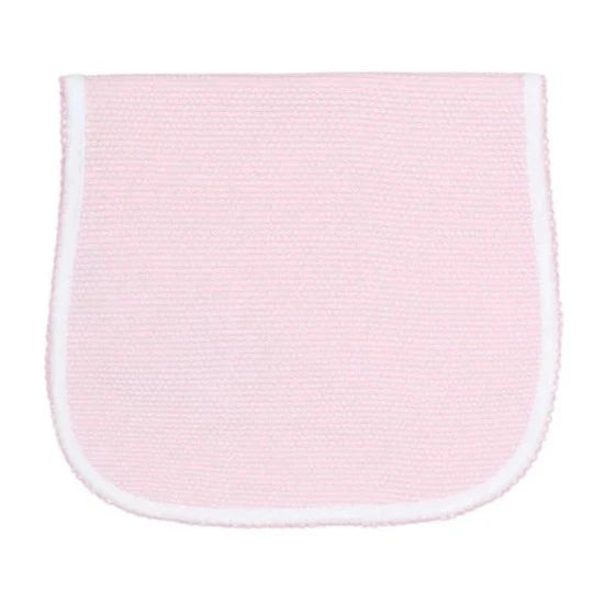Nella Pima Pink Bubble Burp Cloth