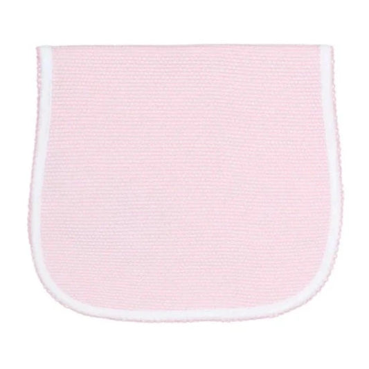 Nella Pima Pink Bubble Burp Cloth