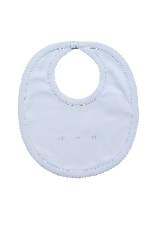 The Proper Peony Pima Bib - Blue