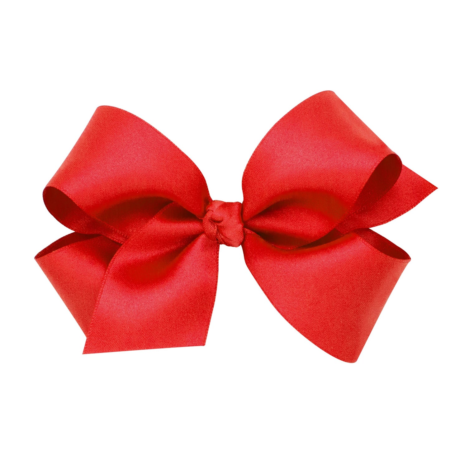 Medium French Satin Bow with Center Knot