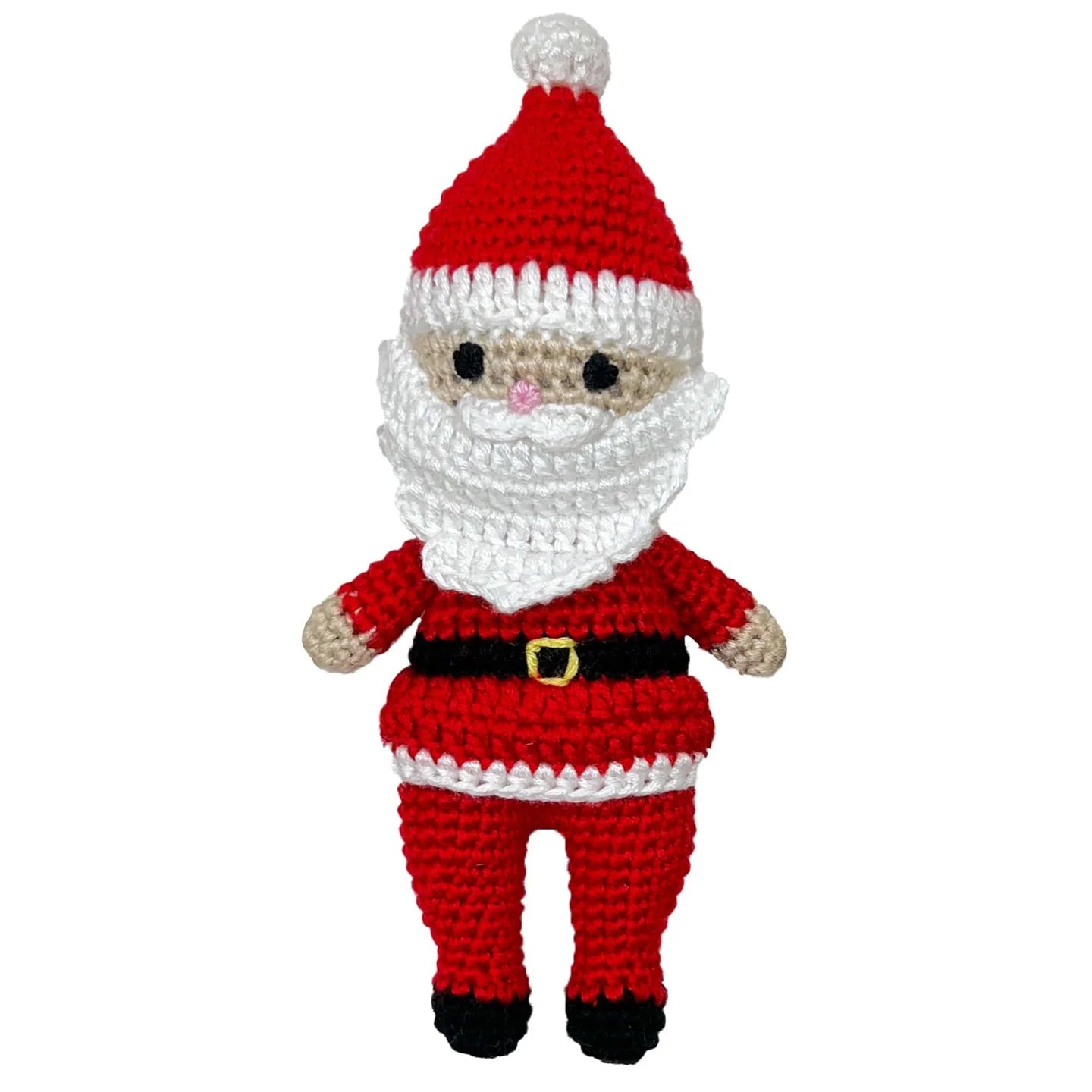 Zubels Santa Bamboo Crochet Rattle