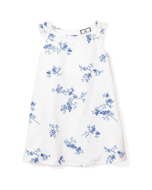 Petite Plume Children's Indigo Floral Amelie Nightgown