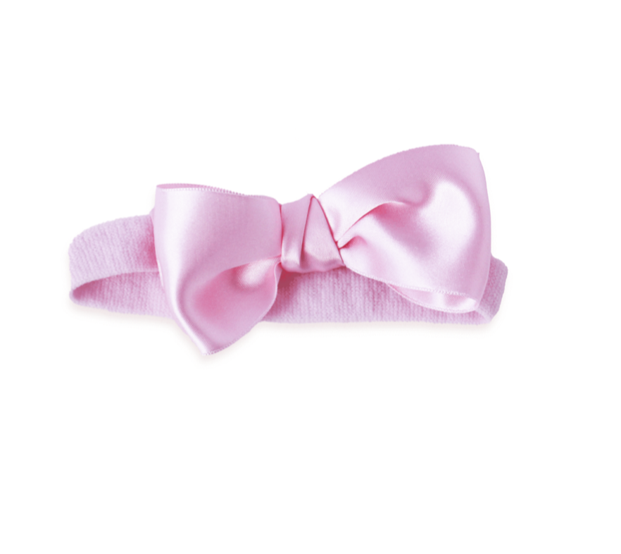 Big Satin Bow on a Soft Headband