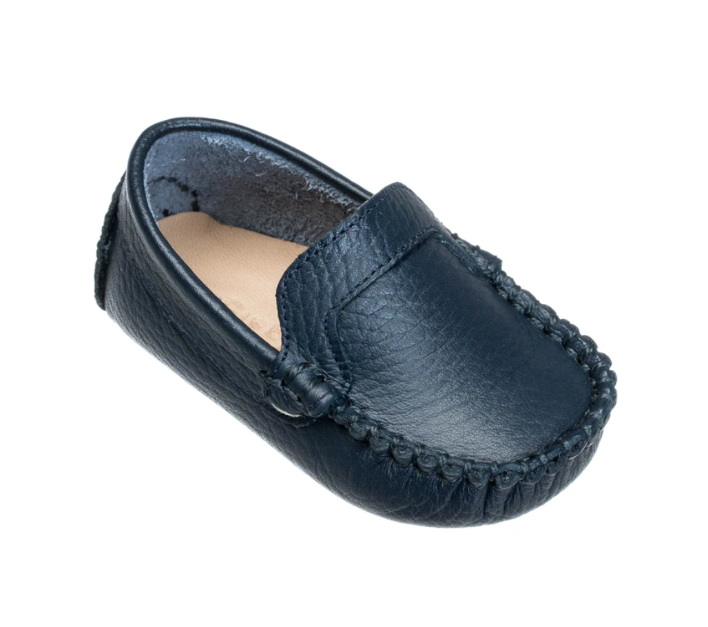 Elephantito Baby Boy Navy Moccasin Jojo Mommy