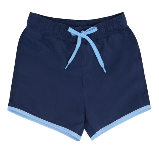 Minnow Swimwear Boys Navy Boardie Swim Trunks