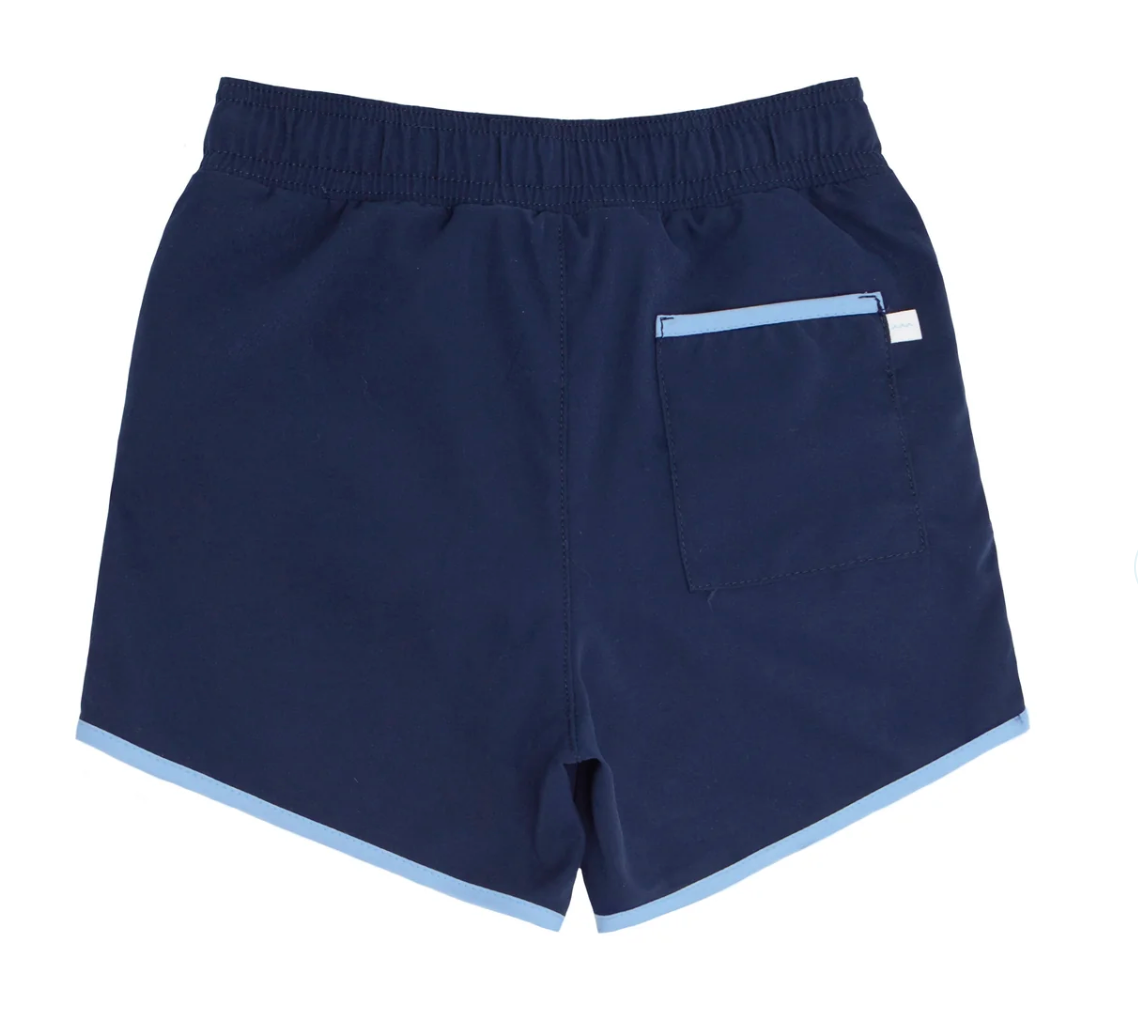 Minnow Swimwear Boys Navy Boardie Swim Trunks