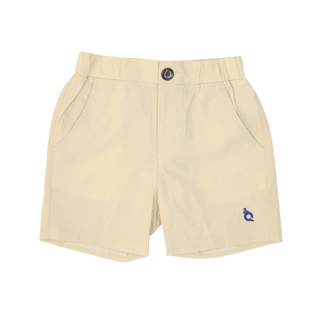 BlueQuail Light Khaki Boys Shorts Jojo Mommy