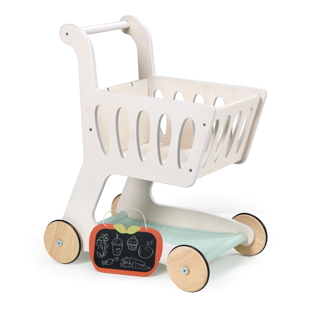 Toy top push cart