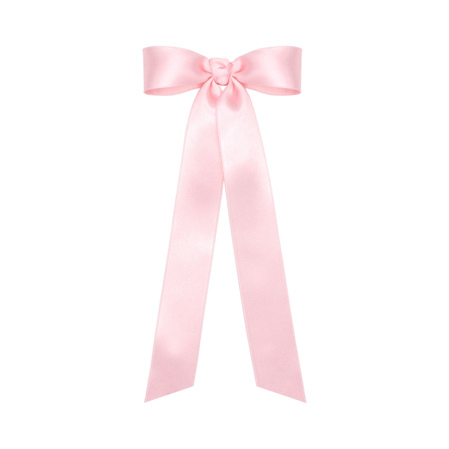 Mini French Satin Long Tail Hair Bow