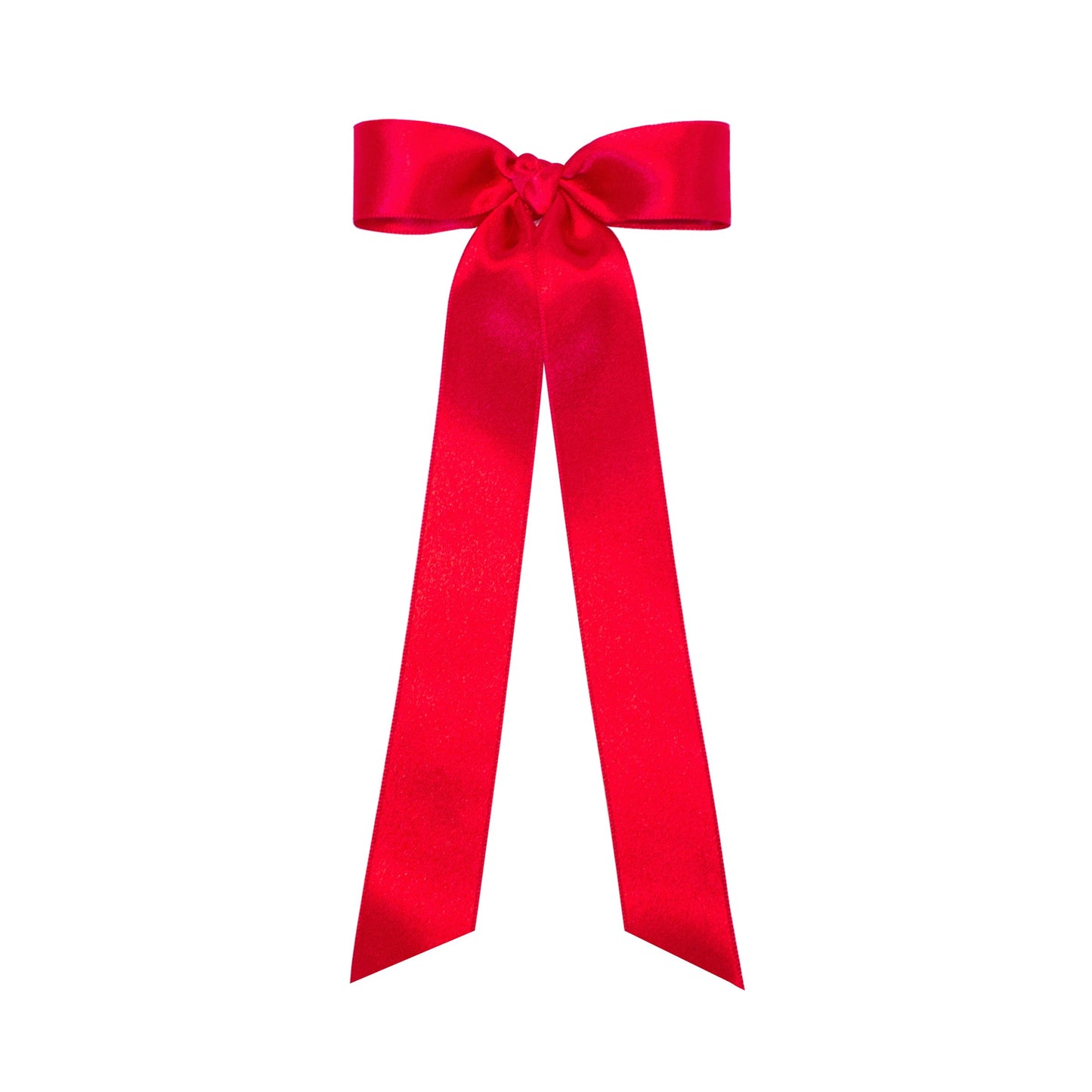 Mini French Satin Long Tail Hair Bow