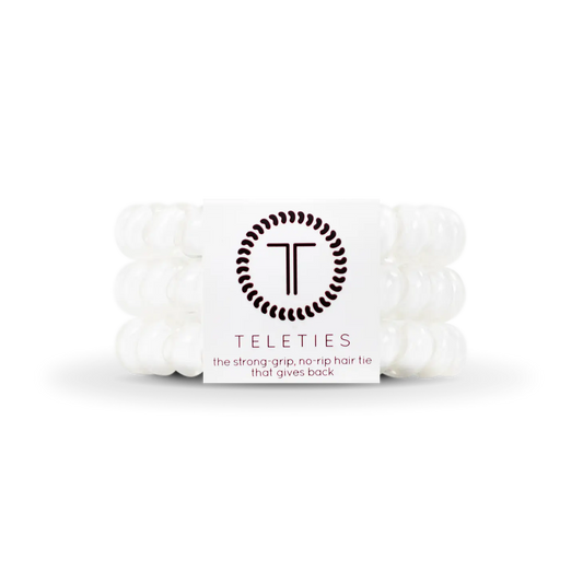 No Rip Hair Ties - Coconut White