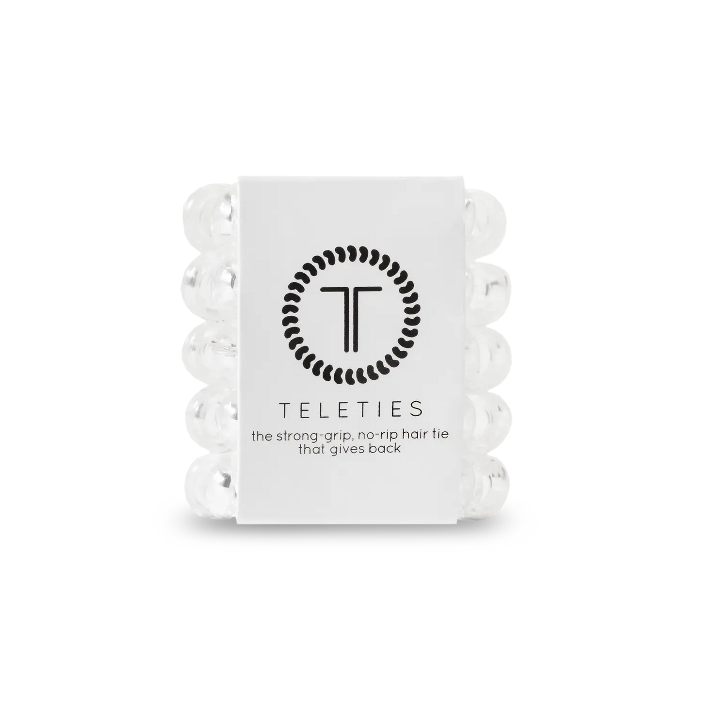 No Rip Hair Ties - Crystal Clear