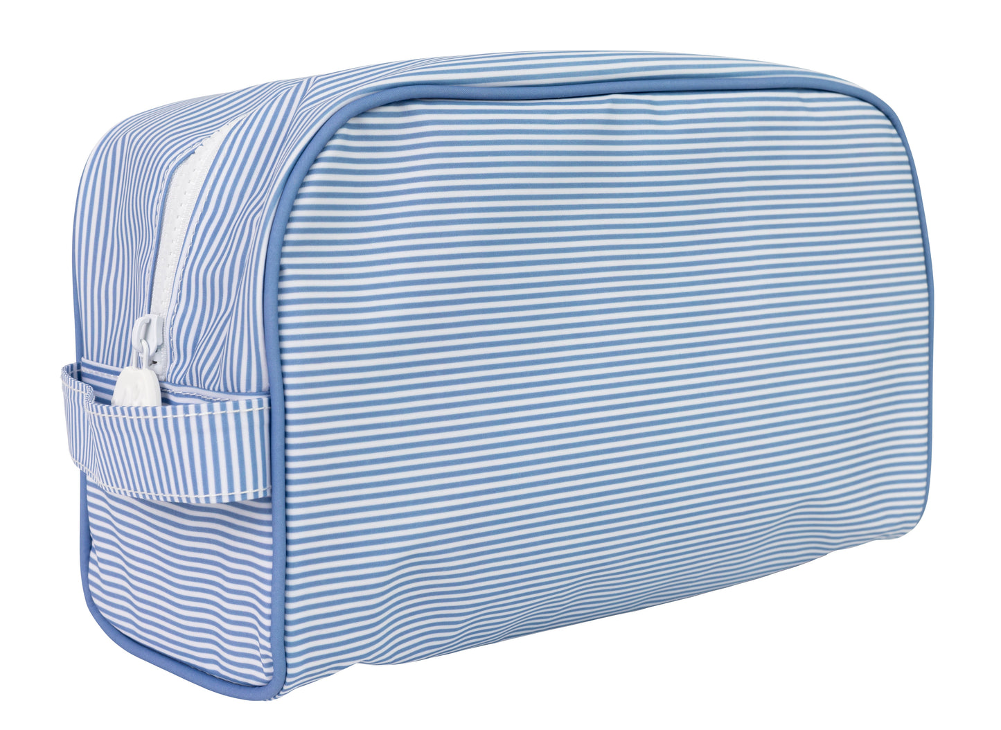 Apple Of My Isla The Dopp Kit- Navy Mini Stripe