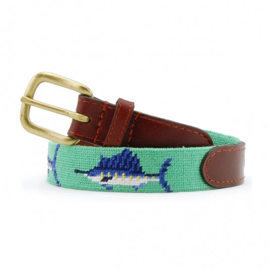 Smathers and Branson Billfish Children's Needlepoint Belt