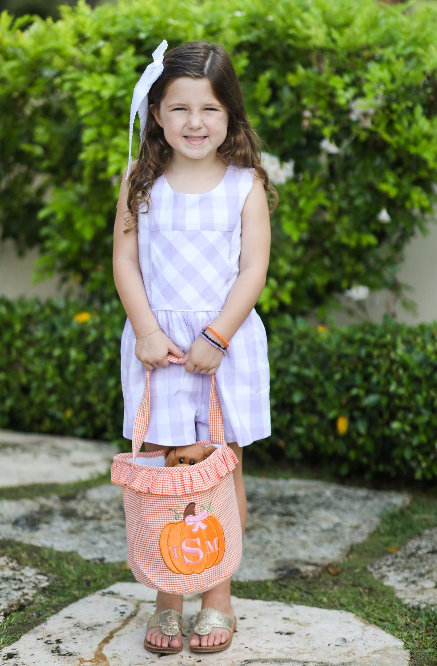 Ruffle Pumpkin Tote