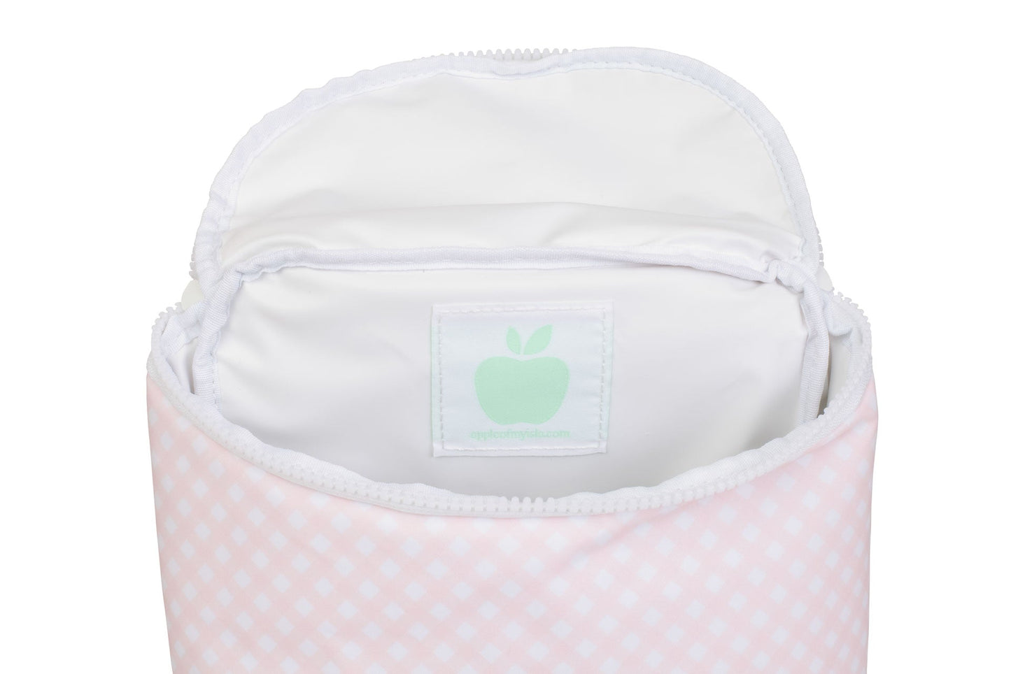 Apple Of My Isla The Bottle Bag- Pink Gingham
