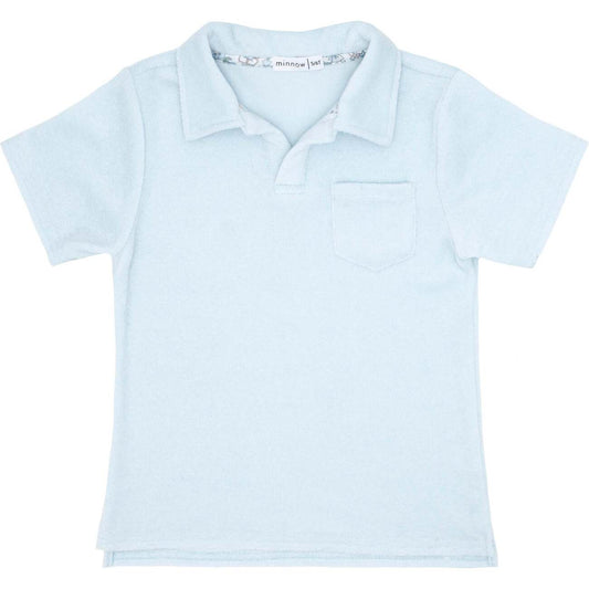 Minnow Boys Blue French Polo Shirt