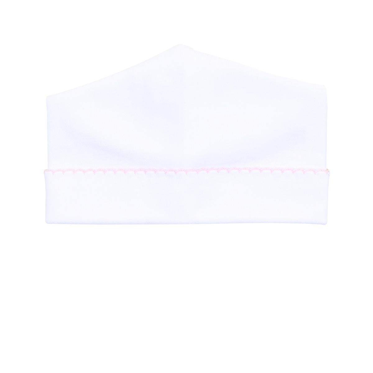 Magnolia Baby Essentials Hat - White with Pink