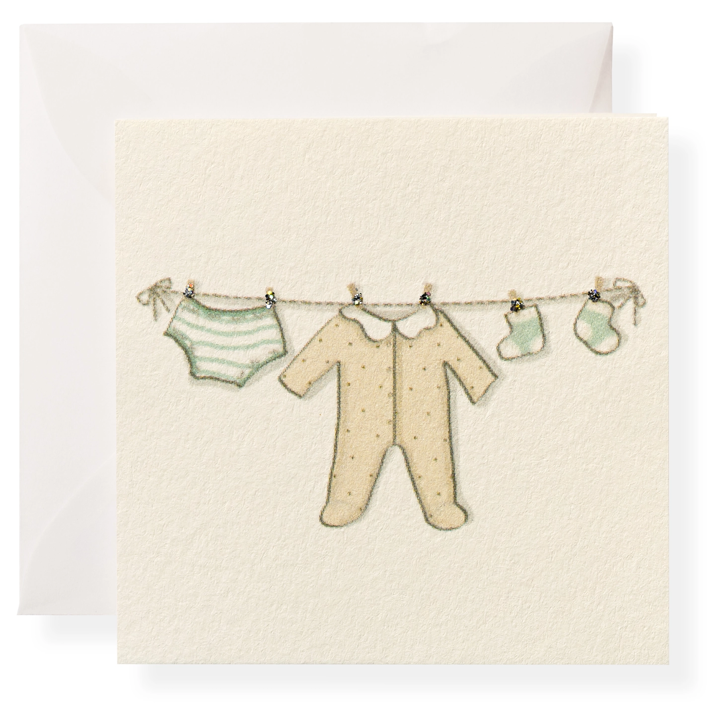 Karen Adams Gift Enclosure Card Karen Adams Clothesline Gift Enclosure Card