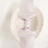 Rainbow Seersucker Easter Basket Bow