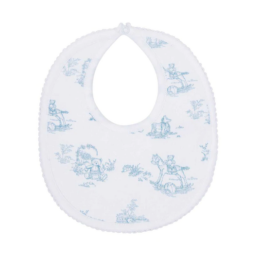 Nellapima Blue Toile Bib