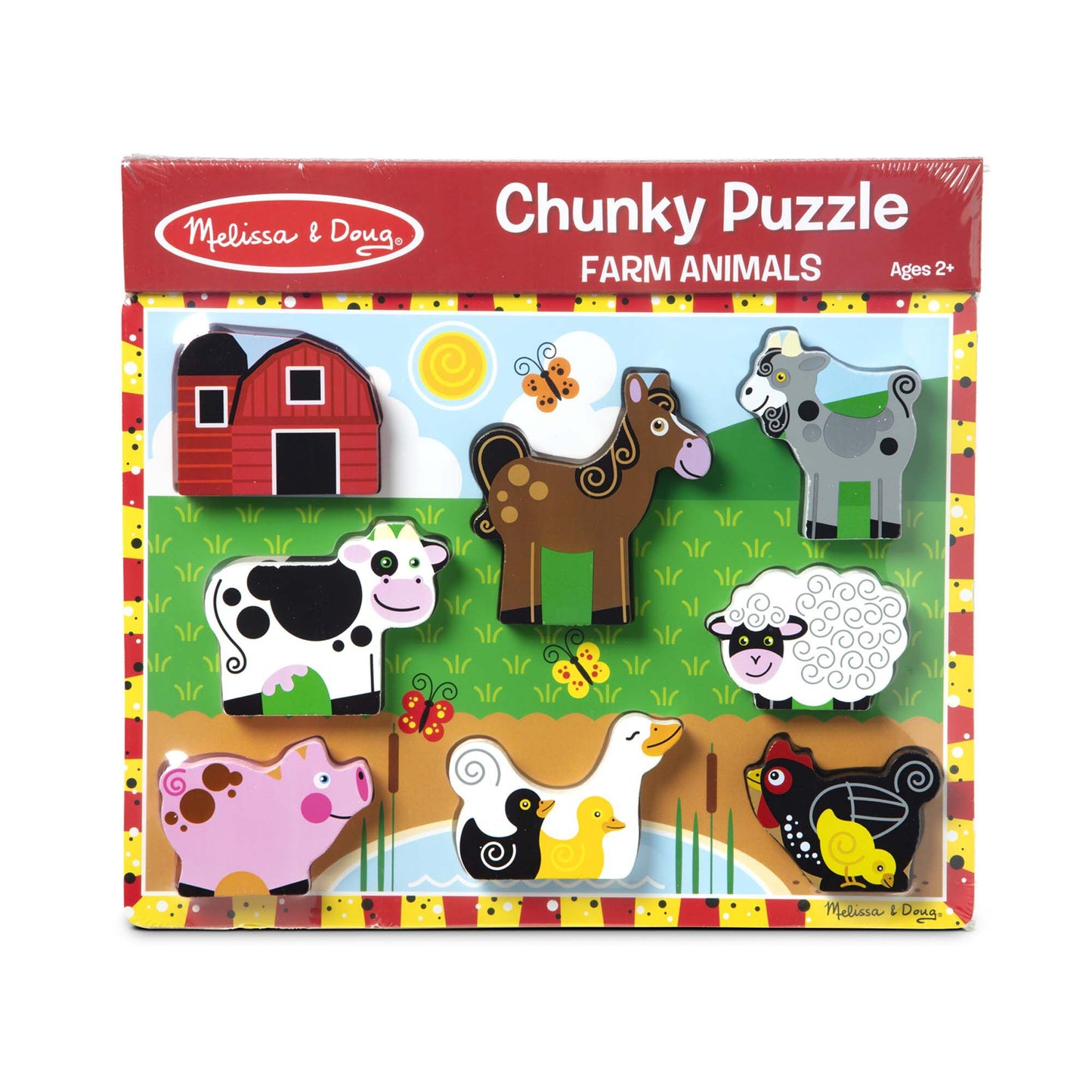 Melissa & Doug Farm Animals Chunky Puzzle