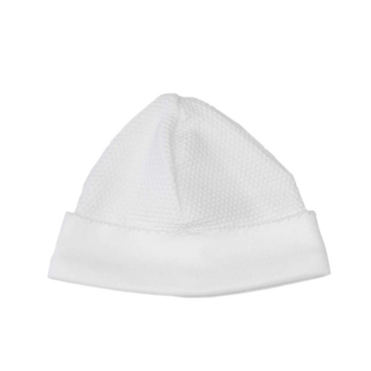 Nellapima white baby newborn hat