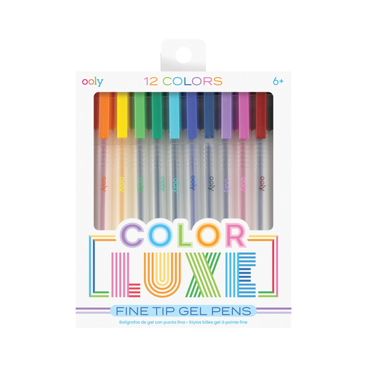 Color Luxe Fine Tip Gel Pens Ooly