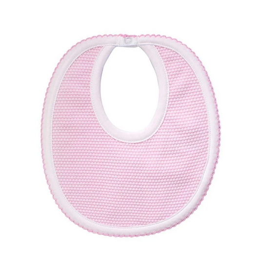 Nella Pima Pink Bubble Baby Bib