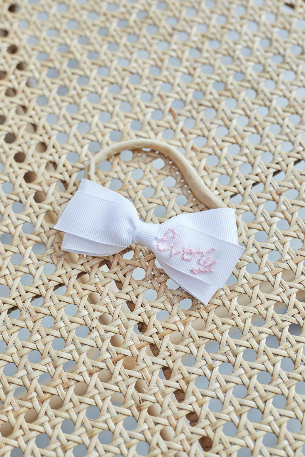 Winn and William Custom Name Hair Bow
