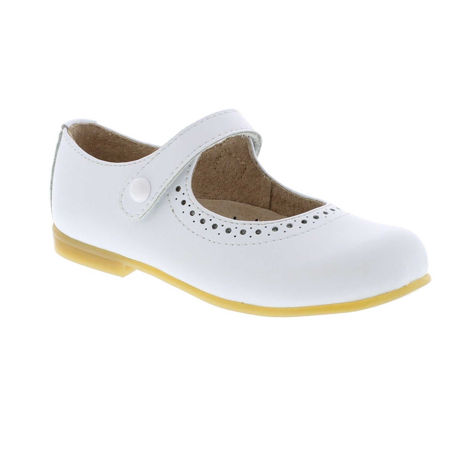 Footmates White Emma Mary Jane Shoe Dallas Children's Shoe Store