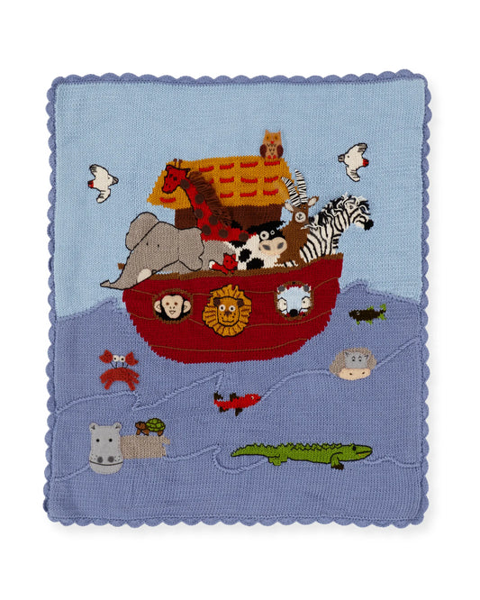 Art Walk Noah's Ark Baby Blanket