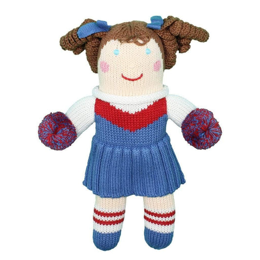 Zubles Red White Blue Knit Cheerleader