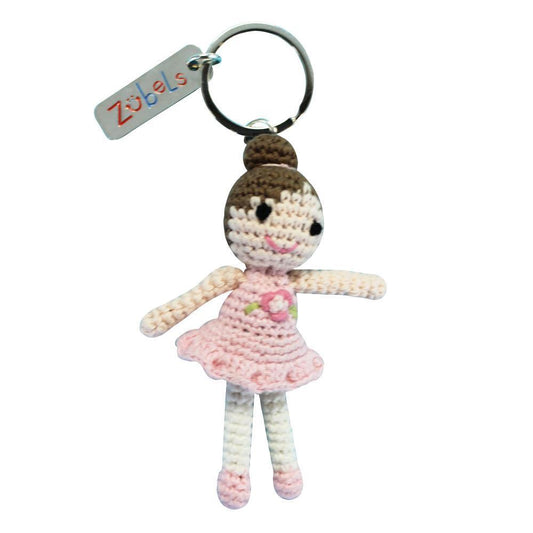 Zubels Knit Ballerina Kids Keychain