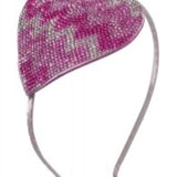 Bari Lynn Pink Aztec Heart Headband