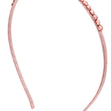 Bari Lynn Fully Crystallized Headband- Light Pink