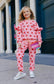 Strawberry Ruffle Joggers Set