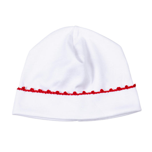 Magnolia Baby Baby Joy Embroidered Hat - Red