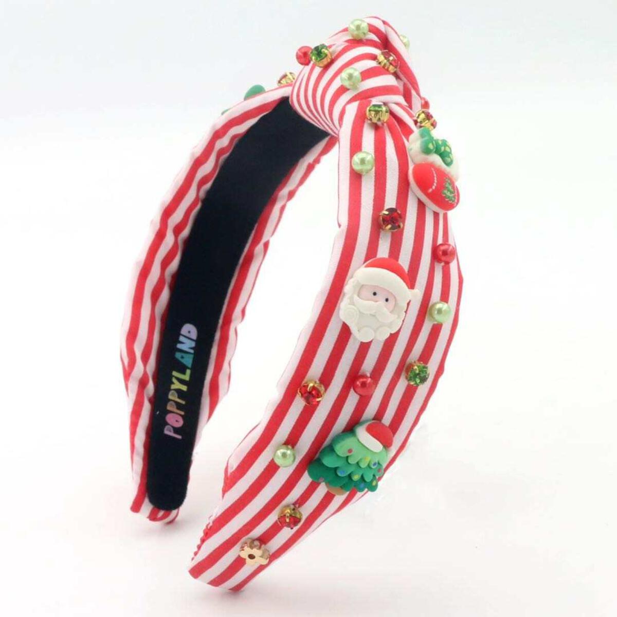 Poppyland Peppermint Stripe Knot Headband