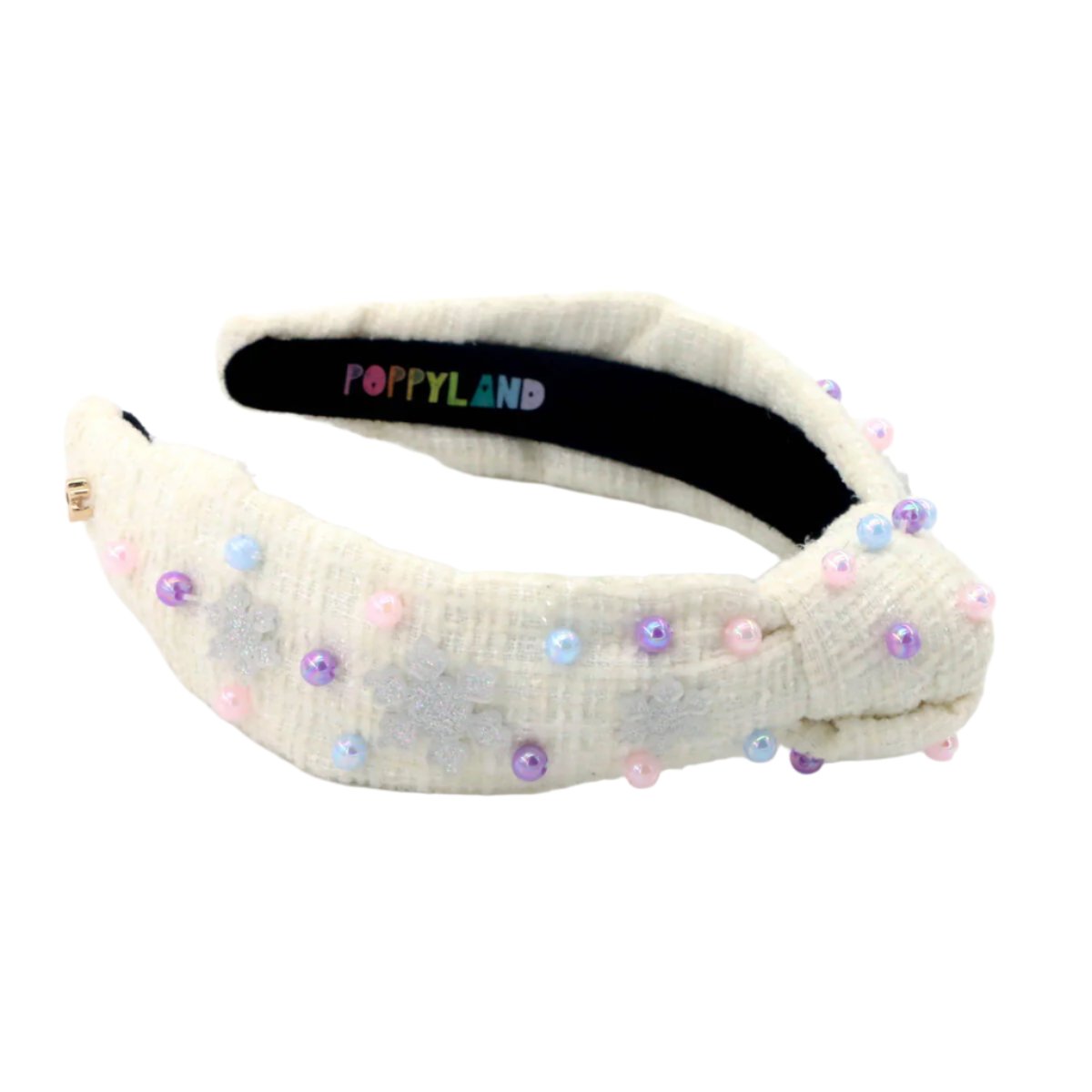 Poppyland Snowball Sparkle Knot Headband