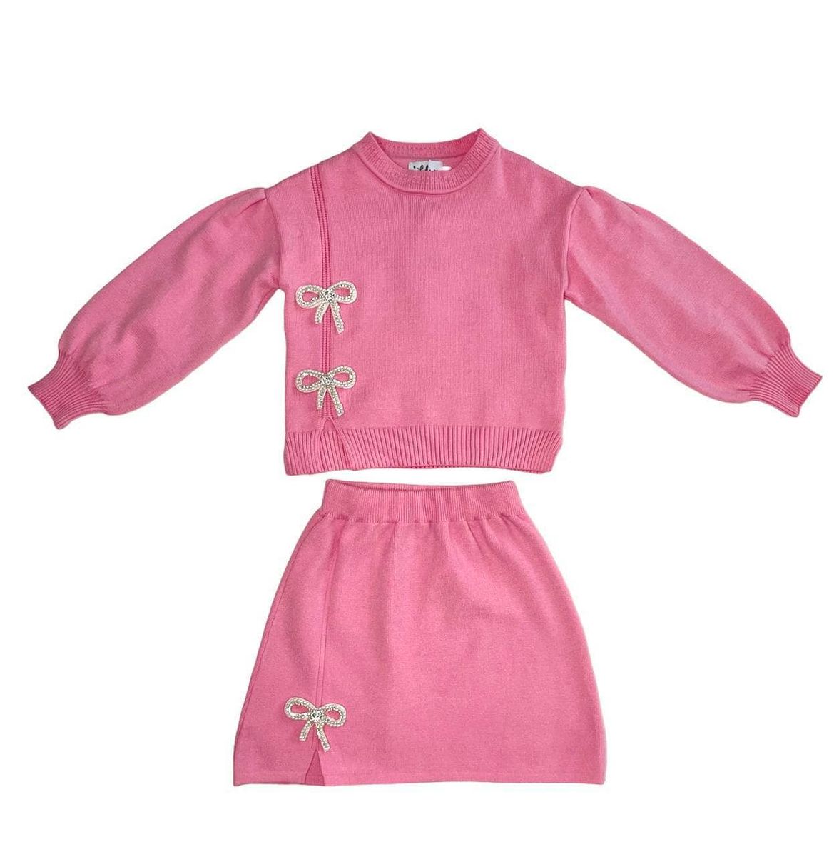 Lola and the Boys Pretty in Pink Bow Set