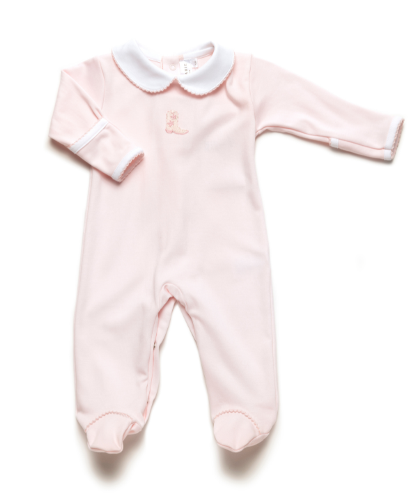 Milly Marie Baby Girl Cowgirl Boot Footie