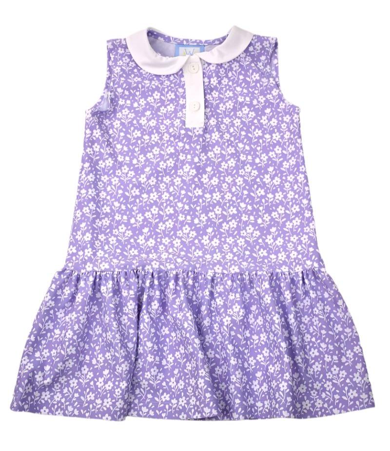 Funtasia Too Lavender Floral Tennis Dress