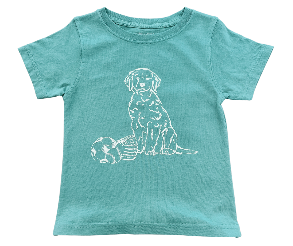 Seafoam Sports Pup T-Shirt