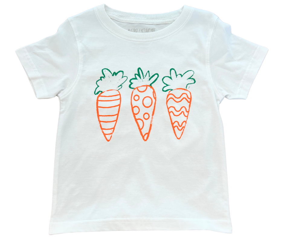 White Carrot Trio T-Shirt