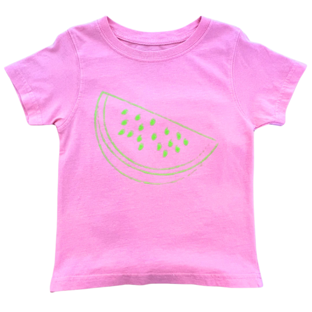 Mustard & Ketchup Pink Watermelon T-Shirt