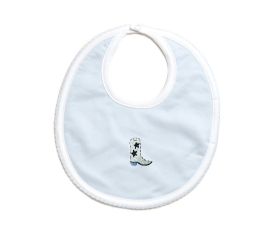 Milly Marie Baby Boy Cowboy Boot Bib