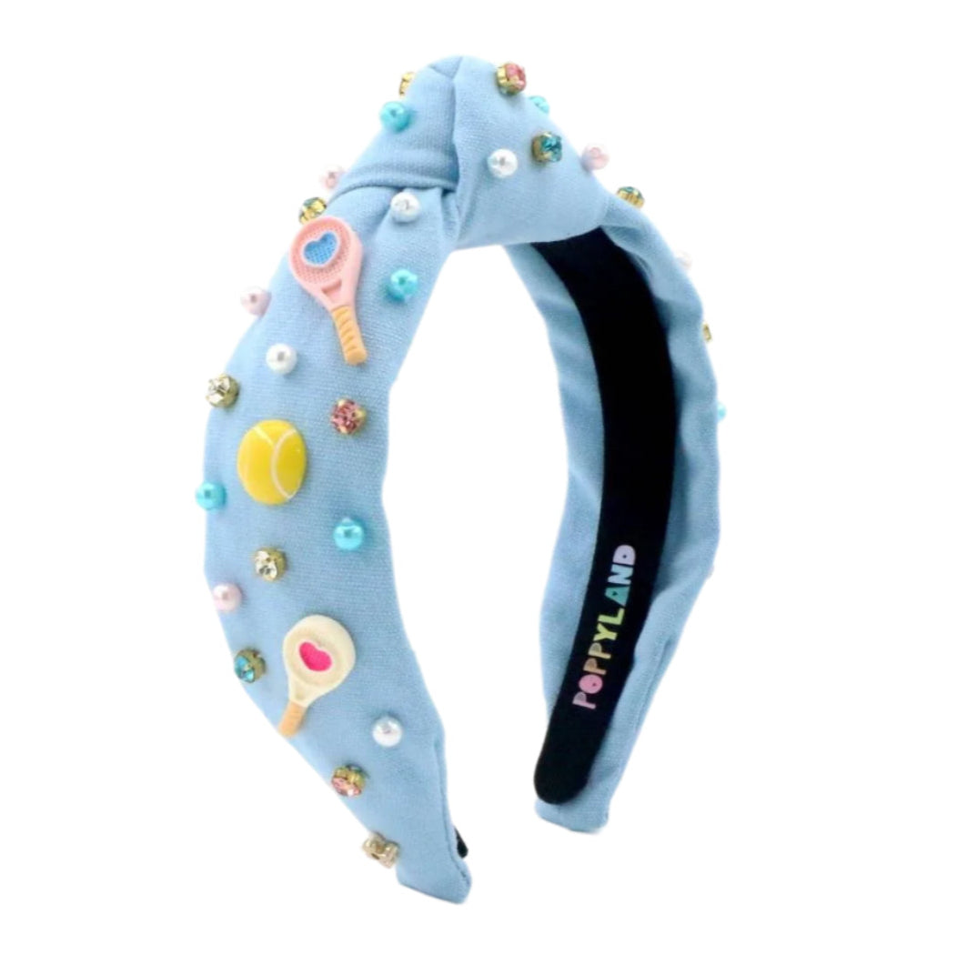 Poppyland Tennis Love Knot Headband