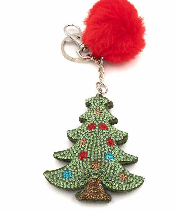 Bari Lynn Christmas Tree Keychain